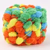 Cojín de Hilo de Bola Grande Manta Tejida a Mano Material para Colcha DIY Cubierta de Manta Hilo con Pompón Cojín Tipo Saco de Frijoles