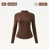 Camiseta Base Lyocell Otoño Temprano para Mujer Súper Bonita Lana Terciopelo Alemán Nuevo Estilo Interior o Exterior Blanco Ceñido a la Cintura Adelgazante
