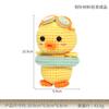 Nueva Muñeca de Lana Tejida Hecha a Mano DIY Animal Dibujos Animados Crochet Bolsa de Material Colgante Decorativo Creativo Adornos