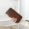Estilo K de la Nueva Cartera Larga con Cremallera y Diseño de Diamantes para Mujer, Cartera de Mano, Múltiples Ranuras para Tarjetas, Gran Capacidad, Monedero para Teléfono Móvil