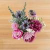 Abanico de luna Lu Lian flor artificial hecha a mano fábrica decoración para el hogar diseño decoración de pared para boda ramo de flores para sostener CF02018