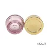 5g/8G -10G Muestra Portátil de Crema para Ojos Embotellada Tanque Redondo Dorado para Crema Material de Empaque de Prueba Puede Agregar Forro