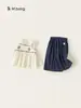Youbao Huzhou Zhili Ropa Infantil Verano Niñas Estilo Artístico Top Sin Mangas Color Sólido Pantalones de Pierna Ancha Conjunto Infantil