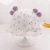 Sombrero de Bebé Niños Bebé Primavera y Otoño Delgado Bebé Verano Princesa Lindo Ajustable Parasol Sol Sombrero Cubo