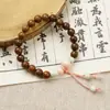 Pulseira de Sândalo Estilo Novo Primavera e Verão com Toque de Luxo, Design de Lótus, Joia Versátil Novo Estilo Chinês, Acessórios de Pulseira de Contas Estilo Tradicional Chinês