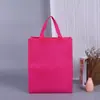 Bolsas no tejidas listas para usar, bolsas de compras publicitarias, bolsas tridimensionales de mano ecológicas termoselladas, bolsas no tejidas laminadas, hechas a medida