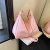 Bolsa Crossbody Vintage Feminina 2024 Verão Nova Chegada Bolsa de Ombro Textura Elegante Portátil Casual Viajante Axila Bolsa