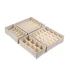 Rojo Rosa Íntimos Caja de Almacenamiento No Tejida Juego de Cuatro Piezas Caja para Guardar Calcetines Caja de Tela para Guardar Brasieres