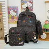 Nova Mochila de Nylon com Xadrez Preto e Branco Simples e Ultraleve Estilo Primavera para Mulheres com Grande Capacidade para Alunos do Ensino Médio e Universitários