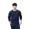 Conjunto deportivo de dos piezas sin cuello para hombre de talla grande para primavera y otoño 2021, bordado, de marca de moda, para estudiantes