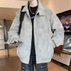 Nueva Chaqueta de Cuero para Hombre 2025, Abrigo de Otoño para Hombre, Elegante Casual Cuello Solapa para Hombres Jóvenes, Moderna
