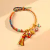 Accesorios para el Festival del Bote del Dragón Bolsitas Perfumadas Bordado Hecho a Mano DIY Tejido de Cuerda de Cinco Colores Zongzi Estilo Antiguo Hojas Iridescentes Accesorios Venta al por Mayor