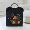 Nuevo Llegada Oso de Lentejuelas Estilo Japonés Cadena de Bolas Bolsa de Compras Bordada Pequeña Combinable Portátil Gran Capacidad Moderna Bolsa Cruzada