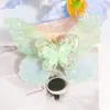 Nuevas Cuentas de Resina de Gama Alta con Forma de Mariposa Incrustada de Diamantes y Agujero Recto con Tul para Cadena de Teléfono, Llavero, Cadena de Bolso, Accesorios de Joyería DIY
