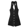 Mono elegante de estilo europeo y americano para mujer, nuevo en 2026, con cuello halter y corbata, para ir al trabajo, venta al por mayor en Amazon