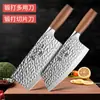 Juego de cuchillos de cocina forjados al por mayor de fábrica, cuchillo para cortar huesos doméstico, cuchillo para cortar carne de cocina, ultrafiloso, cuchillo para mujeres, se puede enviar en nombre de los clientes