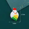 Serie de Carnaval Navideño Infantil de Dibujos Animados Pegamento de Crema para Manualidades Funda Casera para Teléfono Móvil Pasador Diadema Joyería Accesorios de Resina