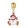 Decoraciones navideñas, pulsera DIY, colgante de árbol de Navidad, collar hecho a mano, colgante de dibujos animados, adornos festivos, decoraciones colgantes, regalos
