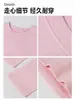 Camiseta Interior Rosa de Manga Larga para Mujer 2026 Otoño Nueva Llegada Prenda Exterior Capa Base Uso Individual Estilo Coreano Hombro Normal Ajuste Delgado
