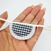 Muñeca Gato Kt Mini Delantal Mini Tela de Cuadros Accesorios para Muñecas Lindo Delantal Accesorios para Muñecas de Algodón