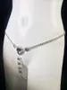 Llegada Nueva Tarjeta Diamante Sexy Amor Pedrería Calzones Cadena Corporal Accesorios para Mujer