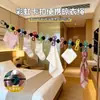 Varal de viagem, varal de exterior, corda de roupa portátil para hotel, ferramenta de secagem de roupa de viagem elástica à prova de vento