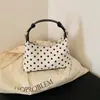 Bolsa de Ombro Feminina Estilo Coreano com Bolinhas Nova Primavera 2026, Fofa, Nicho, High-End, Elegante e Versátil