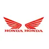 Calcomanías Reflectantes para Motocicleta de Comercio Exterior, Pegatinas Decorativas Personalizadas, Par de Logos de Ala