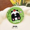 Espejo Redondo Pequeño de Panda Lindo Ins Espejo Pequeño Portátil Mini para Estudiante Espejo Cosmético de Dibujos Animados de Alto Valor Regalo Pequeño