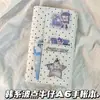 Libro de Hojas Sueltas A6 de Mezclilla con Lunares Coreano Casual para Estudiantes con Buen Aspecto y Diario de Mano DIY Bloc de Notas Portátil
