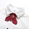Algodón de Alta Densidad Song Xiaoxia JK Nudo Cruzado Japonés Esquina Plana Punta Accesorios de Uniforme Estudiantil Corbata de Moño