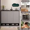 Zapatero para puerta de entrada, mueble para recibidor de casa, armario de almacenamiento, modelo nuevo 2026 integrado de pared, zapatero interior con núcleo de madera maciza