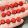 Cuentas de Cinabrio de Bajo Contenido Sin Fase Accesorios DIY Cuerda de Mano Tejida a Mano Collar Wen Play Accesorios de Cuentas de Buda Cuentas Espaciadoras