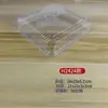 Caixa de embalagem plástica transparente para bolo de pêssego caixa de embalagem para biscoito pão bolo caixa de embalagem plástica descartável PET para confeitaria