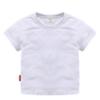 Camiseta Casual Unisex de Manga Corta de Color Sólido para Niños Verano 2026 100% Algodón Puro en Stock Venta al por Mayor