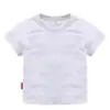 Camiseta 2026 Estilo Nuevo Ropa Infantil Algodón Puro Cuello Redondo Manga Corta Color Sólido Top Uniforme de Clase de Jardín de Infancia Camiseta Uniforme de Clase de Jardín de Infancia