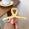 Pinza de tiburón grande coreana para el cabello, accesorio simple para recogido en la parte trasera de la cabeza, pinza de pelo de alta gama para mujer