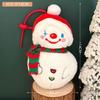 Invierno Lindo Peluche Muñeco de Nieve Colgante Mochila Llavero Colgante Decorativo Colgante de Muñeco de Navidad Regalo