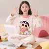 Pijama Infantil Madre-Hija Niños Otoño/Invierno Felpa Coral Cálido Niños Medianos y Grandes 2026 Nuevo Franela Ropa de Casa