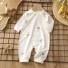 Mameluco para Bebé Algodón Puro Categoría a Ropa para Primavera y Otoño para Recién Nacidos Ropa de Gateo de Manga Larga para Bebé Niño y Niña Ropa para el Hogar Pijamas