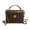 Bolso de Mano Estilo Pequeña Fragancia Transfronterizo para Mujer Invierno 2025 Nuevo Bolso Acolchado con Cadena Bolso de Hombro Cruzado Versátil