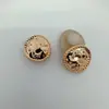 Charms de Sapato com Fivela Integrada Dourados, Fivelas Decorativas para Sapato Crocs, Materiais e Acessórios para Sapatos no Atacado, Fechos para Acessórios de Bolsa