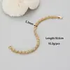 Pulsera Personalizada Transfronteriza Europea y Americana de Lujo Ligero con Incrustaciones de Diamantes y Diseño de Corazón Geométrico, Pulsera de Oro de 18K, Joyería Versátil de Diseño de Nicho