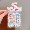 Diadema de Velcro para Niñas Estilo Nuevo con Borde de Encaje Herramienta para Domar el Cabello de Conejito Pequeño Pegatinas para Flequillo de Bebé