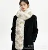 Novo Cachecol de Lã de Cordeiro Imitação Transfronteiriço Outono e Inverno Espesso Quente Protetor de Pescoço Moda Leve Luxo Xale Gola de Lã Cacheada de Cordeiro