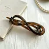 Nuevo Estilo 2025 Pinza Retro de Tamaño Mediano con Lazo para Mujer, Pinza de Tiburón de Gama Alta para la Parte Trasera de la Cabeza con Poco Volumen de Cabello, Accesorio Popular para el Cabello