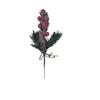 Navidad transfronteriza corte copo de nieve aguja de pino cuerda de cáñamo simulación piña fruto rojo fruta rica ratán decorativo corona árbol de Navidad