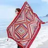 Lago Salado Chaka Noroeste Grande Turismo Estilo Étnico Bufanda Bufanda Nueva de Verano para Mujer Playa Marina Chal Protector Solar Delgado