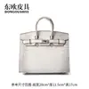 Nuevo modelo transfronterizo BK20, piel de vientre de cocodrilo siamés cosida a mano, bolso de platino blanco del Himalaya, bolso de mano clásico de moda para mujer