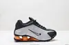 Zapatillas Deportivas Casuales Transpirables con Amortiguación Estilo Retro Floral para Hombre y Mujer, Modelo Nuevo Shox R4 para Correr, Transfronterizas